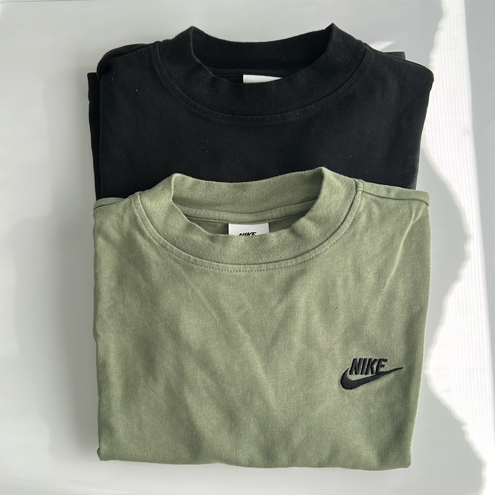 Nike Heavyweight Crop Lounge Tee Set